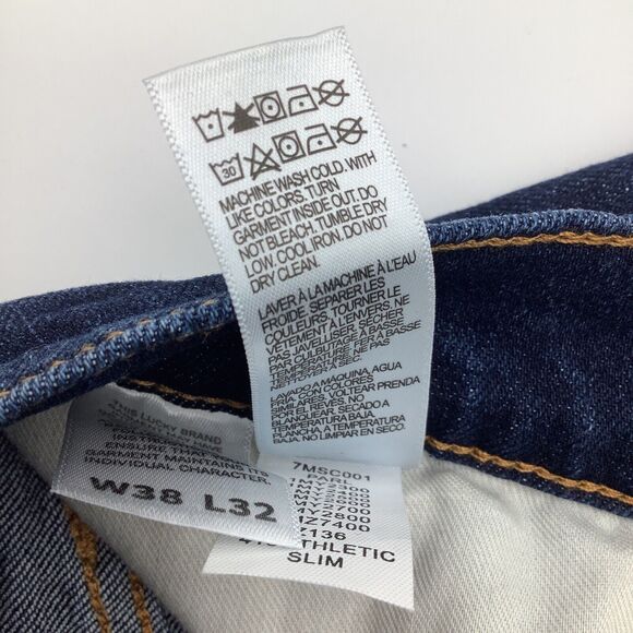 Lucky Brand Mens‎ 410 Athletic Slim Fit Jeans Size 38 x 32 - Picture 8 of 8
